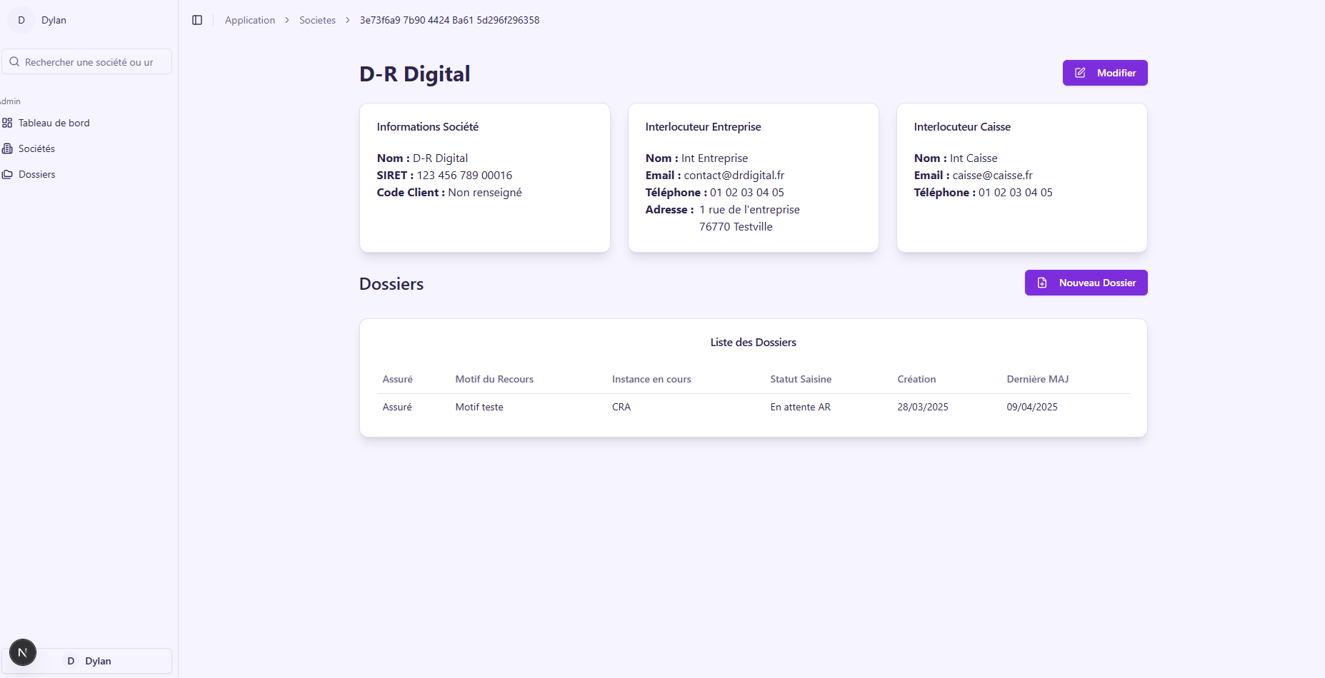 Mini ERP Gestion Cabinet Avocat - Image 3